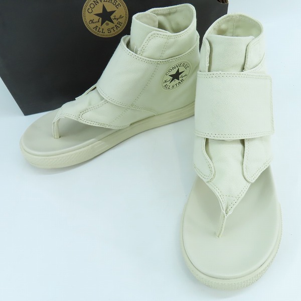 実際に弊社で買取させて頂いたCONVERSE/コンバース ALL STAR LIGHT THONG V-1 HI/オールスター ライト トング サンダル ホワイト 31305591/26.0