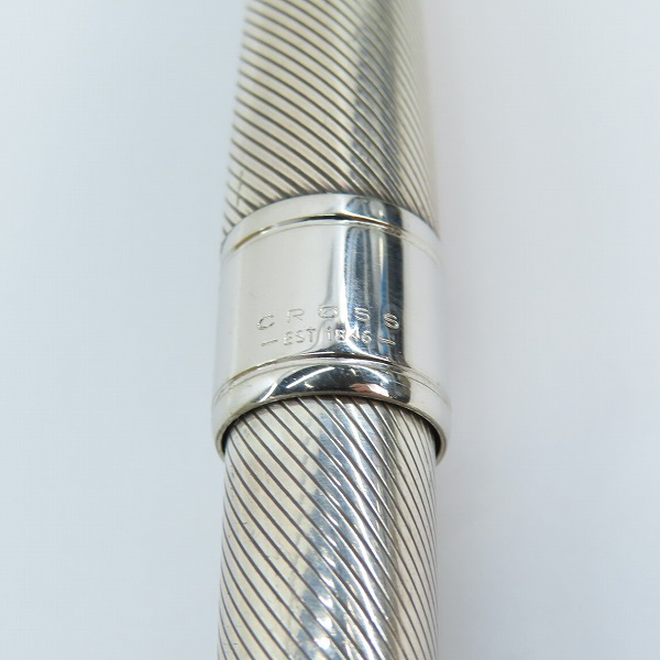 実際に弊社で買取させて頂いたCROSS/クロス APOGEE/アポジー ツイスト式ボールペン スターリングシルバー/プラチナ AT0122-10の画像 1枚目