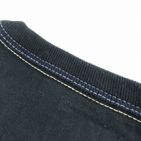 実際に弊社で買取させて頂いた【未使用】The Flat Head/フラットヘッド プリント Tシャツ ブラック /42の画像 6枚目