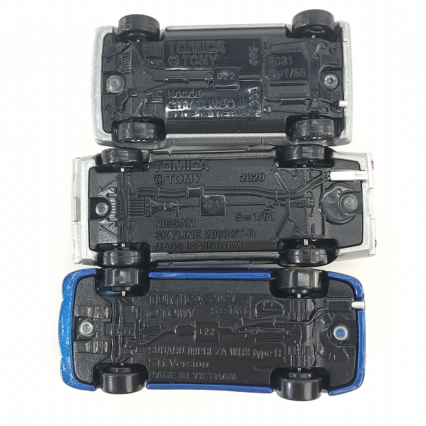 実際に弊社で買取させて頂いた【おまとめ】TAKARA TOMY/タカラトミートミカ 日産スカイライン/スバル インプレッサ/ホンダ シティ ターボⅡ 等 の画像 4枚目