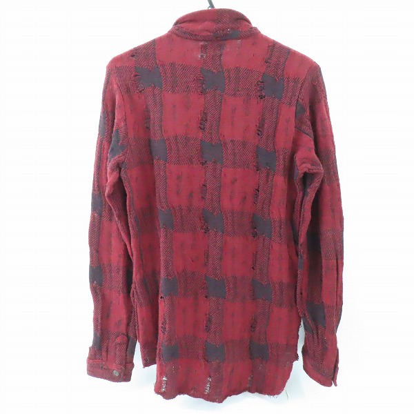 実際に弊社で買取させて頂いたMIHARA YASUHIRO/ミハラヤスヒロ グランジシャツ 41623734/Mの画像 1枚目