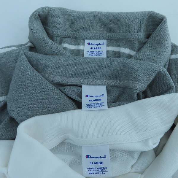 実際に弊社で買取させて頂いたChampion/チャンピオン 半袖ポロシャツ 3点セットの画像 2枚目