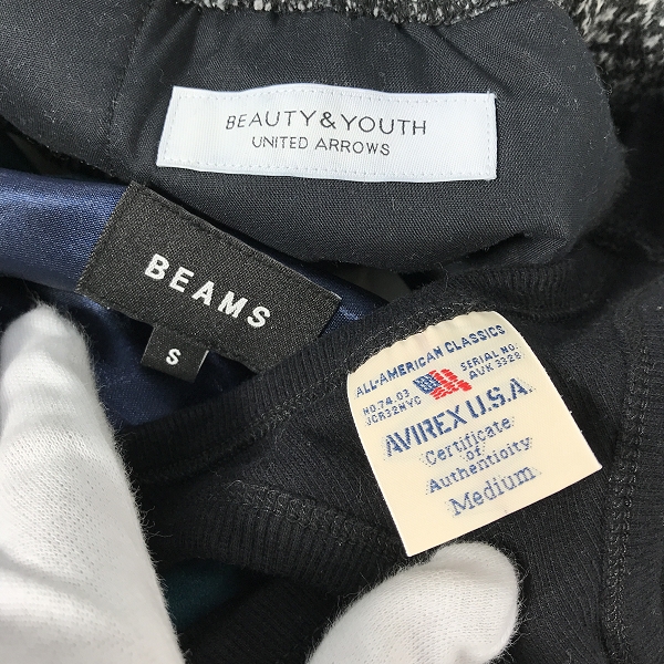 実際に弊社で買取させて頂いた【おまとめ】アビレックス/ビューティー＆ユース/ビームス 等 タンクトップ/ドロストパンツ/ブルゾンシャツ 他の画像 1枚目