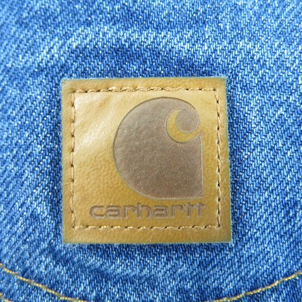 実際に弊社で買取させて頂いたCarhartt/カーハート ジップフライ デニムパンツ B17-DST/32×30の画像 2枚目