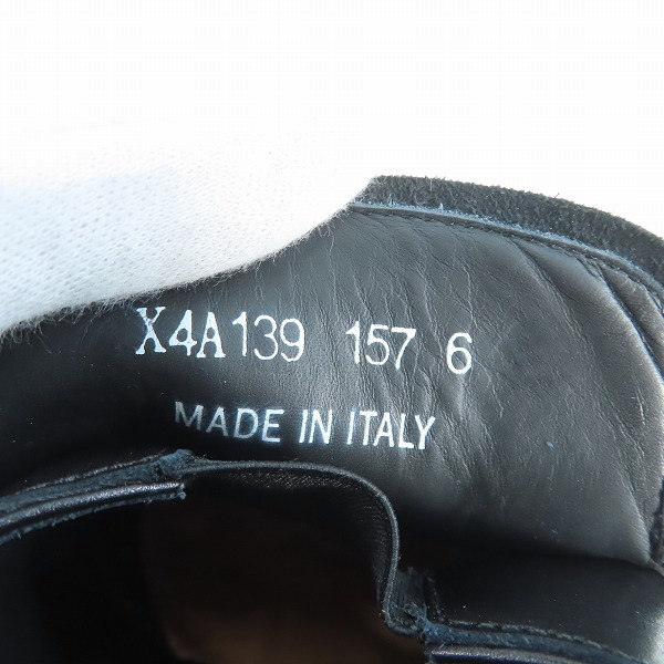 実際に弊社で買取させて頂いたEMPORIO ARMANI/エンポリオ アルマーニ サイドイーグル エンブレムロゴ型押し ローファー 6の画像 5枚目