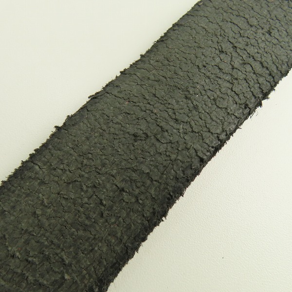 実際に弊社で買取させて頂いたATTACHMENT/アタッチメント レザーベルト ダークブラウン系の画像 6枚目