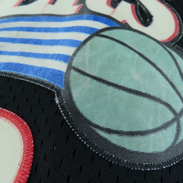実際に弊社で買取させて頂いたReebok/リーボック NBA 76ers/フィラデルフィア・セブンティシクサーズ ＃3 アレン・アイバーソン ユニフォーム ブラック/XLの画像 6枚目