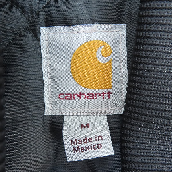 実際に弊社で買取させて頂いたCarhartt/カーハート DUCK VEST/ダックベスト V01-BLK/Mの画像 2枚目