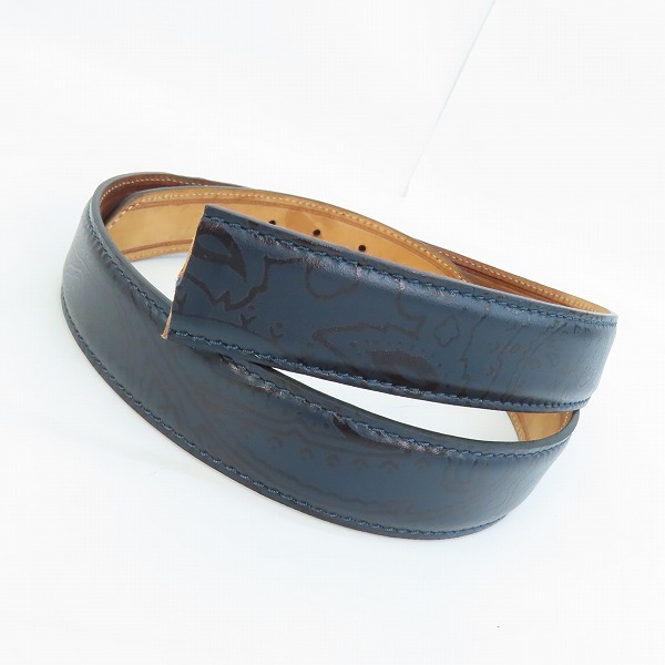 実際に弊社で買取させて頂いたETRO/エトロ ペイズリー柄/総柄 レザーベルト 42/105