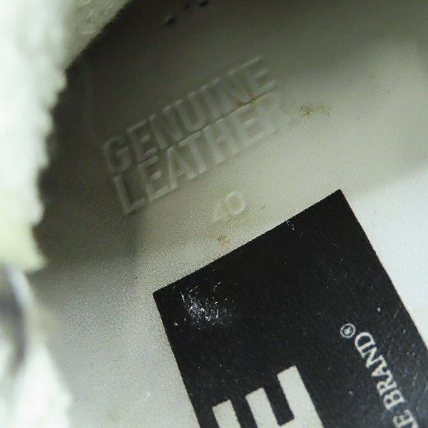 実際に弊社で買取させて頂いた【ジャンク】GOLDEN GOOSE/ゴールデングース GGDB サイドジップ レザースニーカー /40の画像 5枚目