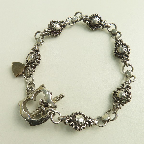 実際に弊社で買取させて頂いたLord Camelot/ロードキャメロット カラーストーン チェーンブレスレット 6リンクの画像 2枚目