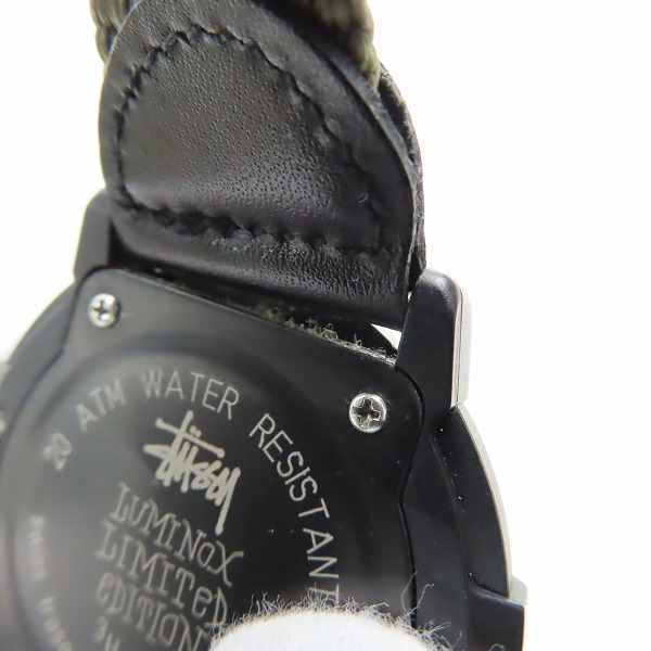実際に弊社で買取させて頂いたLUMINOX×STUSSY/ルミノックス×ステューシー 限定 Navy Seals 交換ベルト付きの画像 6枚目