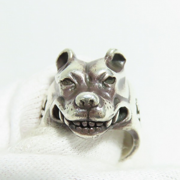 実際に弊社で買取させて頂いたBWL/ビルウォールレザー ラージドッグヘッドリング/22号の画像 6枚目