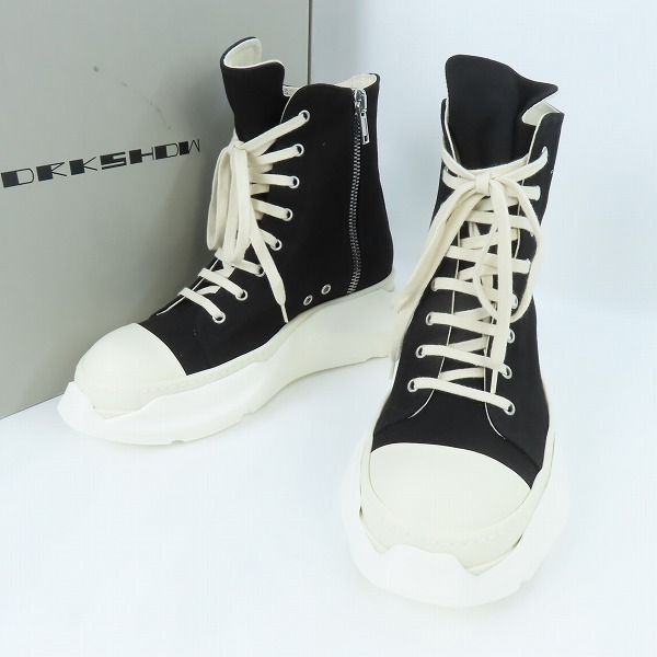 実際に弊社で買取させて頂いたRick Owens DRKSHDW/リックオウエンス ダークシャドウ ABSTRACT SNEAK BLK PEARL MILK MILK DU02C5840/42 