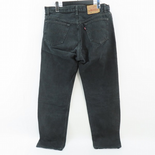 実際に弊社で買取させて頂いたLevi's/リーバイス 501 刻印552 ブラック デニムパンツ W34 L34の画像 1枚目