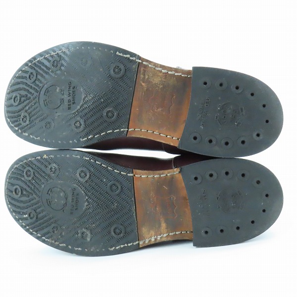 実際に弊社で買取させて頂いたREDWING/レッドウィング Mil-1 Congress Boots/ミルワン コングレス サイドゴア ブーツ ブラックチェリー 9077/8Dの画像 2枚目