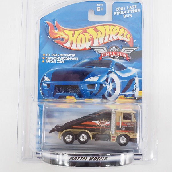 実際に弊社で買取させて頂いた【未開封】Hot Wheels/ホットウィール 2001 FINAL RUN RAMP TRUCK/2002 FINAL RUN SPIN OUT/Final Flush 3点セットの画像 2枚目