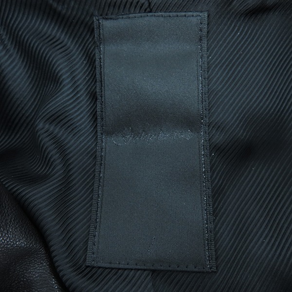 実際に弊社で買取させて頂いたGalaabenD/ガラアーベント 羊革 ダブル ライダース/Lの画像 2枚目