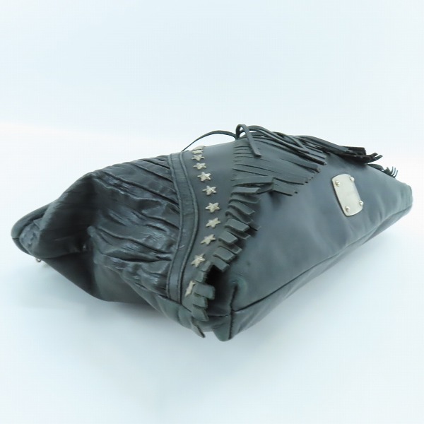 実際に弊社で買取させて頂いたJIMMY CHOO/ジミーチュウ  レザー ショルダーバッグの画像 2枚目