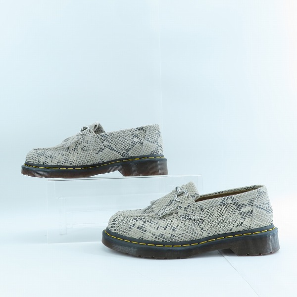 実際に弊社で買取させて頂いたDr.Martens/ドクターマーチン Adrian Snaffle エイドリアン パイソン タッセルローファー/UK8の画像 3枚目