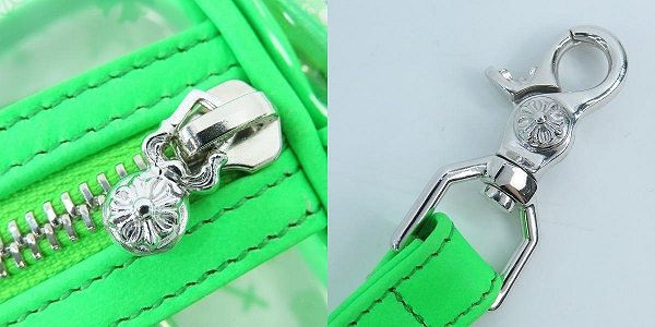実際に弊社で買取させて頂いたCHROME HEARTS/クロムハーツ TAKA MINI/タカミニ ビニール ショルダーバッグの画像 8枚目