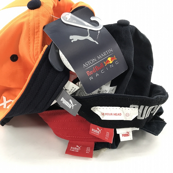 実際に弊社で買取させて頂いた【おまとめ/未使用含む】PUMA/プーマ RedBull/レッドブル アストンマーチン 等 キャップ/帽子の画像 2枚目