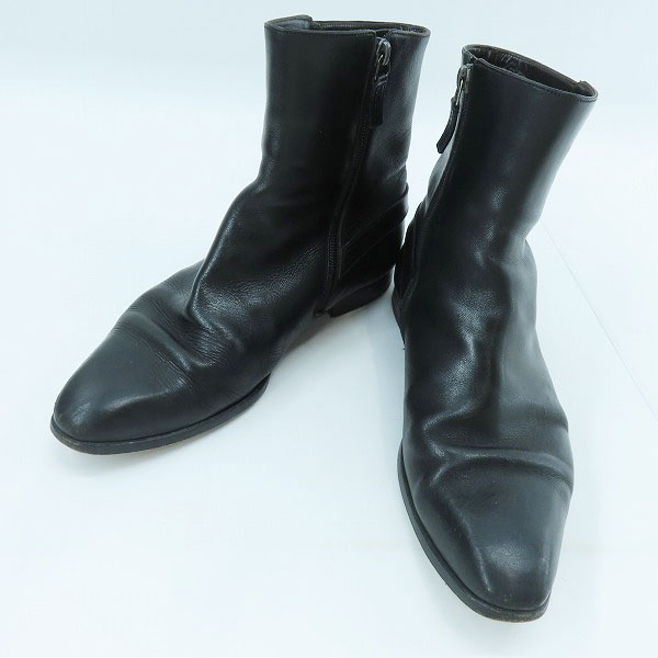 実際に弊社で買取させて頂いたGUCCI/グッチ レザー ブーツ サイドジップ/38