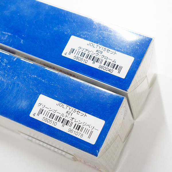 実際に弊社で買取させて頂いた【ワームのみ】Blue Blue/ブルーブルー JOLTY ジョルティ クリアピンク/グリーンゴールド 4点セットの画像 3枚目