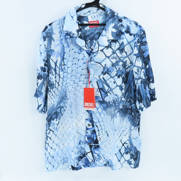実際に弊社で買取させて頂いた【未使用】DIESEL/ディーゼル S-BRISTOL 半袖 ボタンシャツ 48