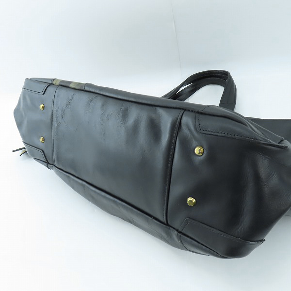 実際に弊社で買取させて頂いたDIESEL×master piece/ディーゼル×マスターピース オールレザー トートバッグの画像 2枚目