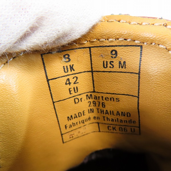 実際に弊社で買取させて頂いたDr.Martens/ドクターマーチン サイドゴア チェルシーブーツ 2976/11853600/UK8の画像 5枚目