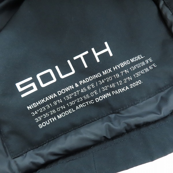 実際に弊社で買取させて頂いた西川ダウン×nano universe/ナノ・ユニバース  HYBRID SOUTHアークティック  ダウンジャケット 668-0214011 /Lの画像 4枚目