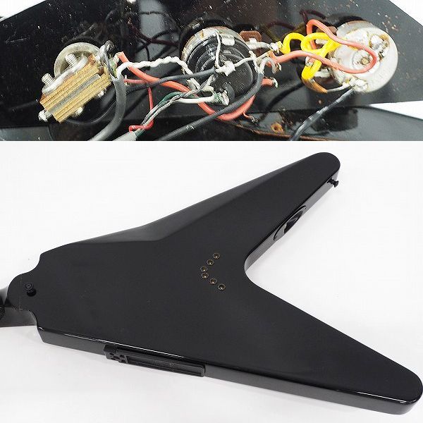 実際に弊社で買取させて頂いた★【難有り】Gibson/ギブソン Flying V/フライング V V90 1989年製 エレキギター ハードケース付の画像 7枚目