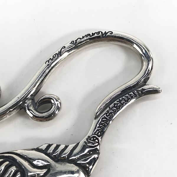 実際に弊社で買取させて頂いたGANGSTERVILLE×Galcia/ギャングスタービル×ガルシア スワロー キーホルダー シルバーの画像 4枚目