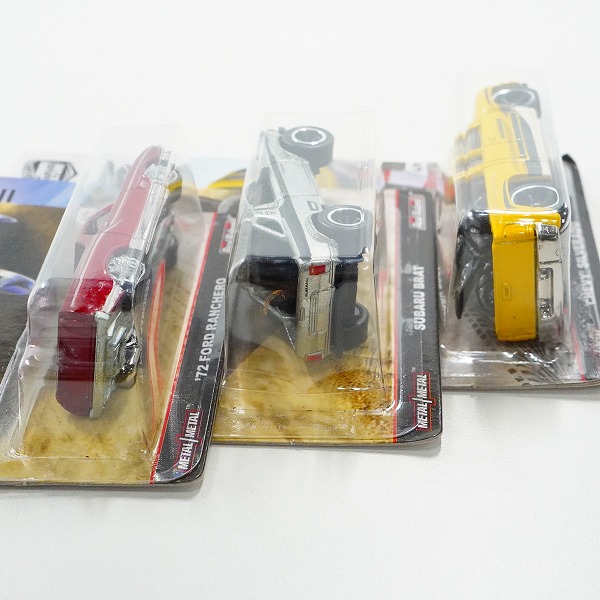 実際に弊社で買取させて頂いた【未開封】Hot Wheels/ホットウィール TRUCKS '72 FORD RANCHERO/CHEVY SILVERADO/SUBARU BRAT ミニカー 3点セットの画像 4枚目