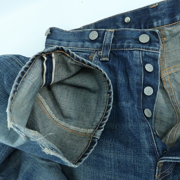 実際に弊社で買取させて頂いたLevi's/リーバイス 501XX 1933 復刻 33501 日本製 シンチバック デニム J11269-0403/W34の画像 5枚目
