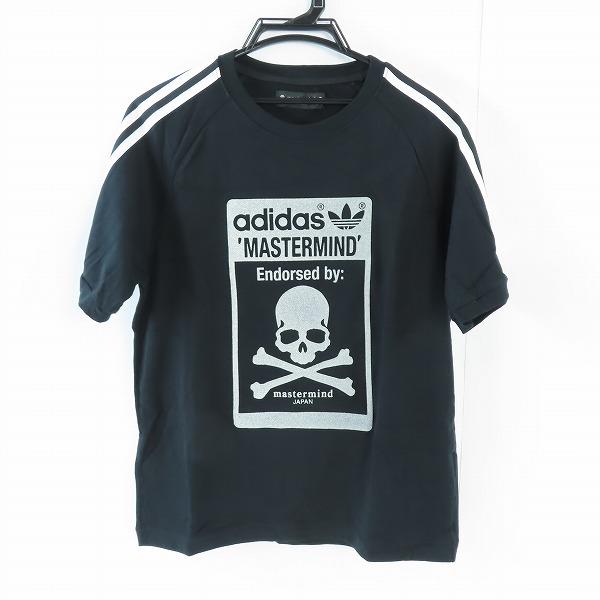 実際に弊社で買取させて頂いたmastermind JAPAN × adidas/マスターマインドジャパン×アディダス シルバーラメスカル 半袖Tシャツ Z72488/L