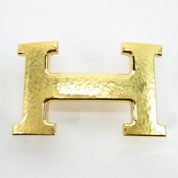 実際に弊社で買取させて頂いたHERMES/エルメス H ベルト バックル ゴールドの画像 1枚目