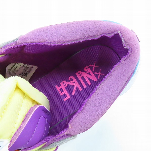 実際に弊社で買取させて頂いたNIKE×KAWS×SACAI/ナイキ×カウズ×サカイ BLAZER LOW/ブレーザーロー パープルダスク DM7901-500/28の画像 4枚目