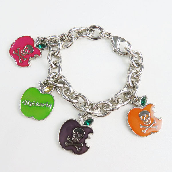 実際に弊社で買取させて頂いたHYSTERIC GLAMOUR/ヒステリックグラマー リンゴ スカル ブレスレット