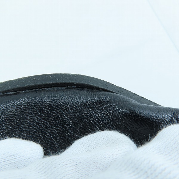 実際に弊社で買取させて頂いたGUCCI/グッチ スタースタッズ レザーローファー シューズ LA刺繍 535298/6.5の画像 7枚目