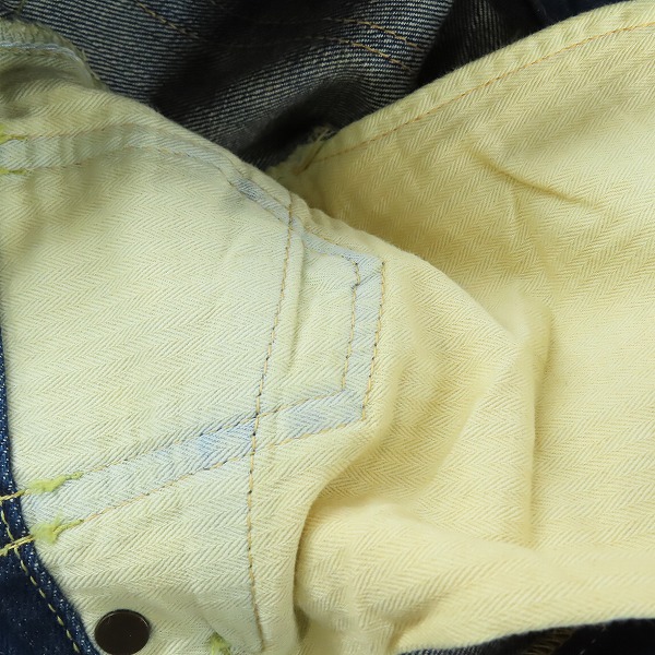 実際に弊社で買取させて頂いたLEVIS/リーバイス S501XX 大戦モデル 復刻 44501 日本製 デニム J32828-0406/W32L36の画像 8枚目
