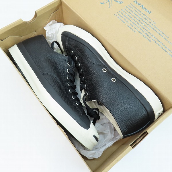 実際に弊社で買取させて頂いたCONVERSE/コンバース BIOTOP別注 JACK PURCELL RET LEATHER/ジャックパーセル 1CL434/27の画像 8枚目