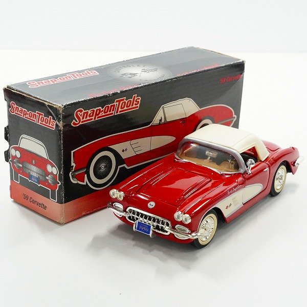 実際に弊社で買取させて頂いたSnap-on/スナップオン '59.Corvette Limited Edition Die Cast Metal Collector Bank コルベット ミニカー 貯金箱