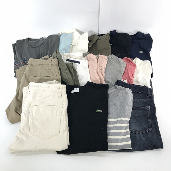 実際に弊社で買取させて頂いた【おまとめ】ラコステ/ノンネイティブ/ラウンジリザード 等 Tシャツ/パンツ/ロンT 他