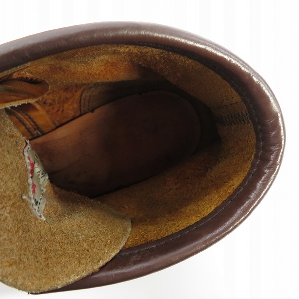 実際に弊社で買取させて頂いたRED WING/レッドウィング アイリッシュセッター 羽根タグ ブーツ 875/10Dの画像 4枚目