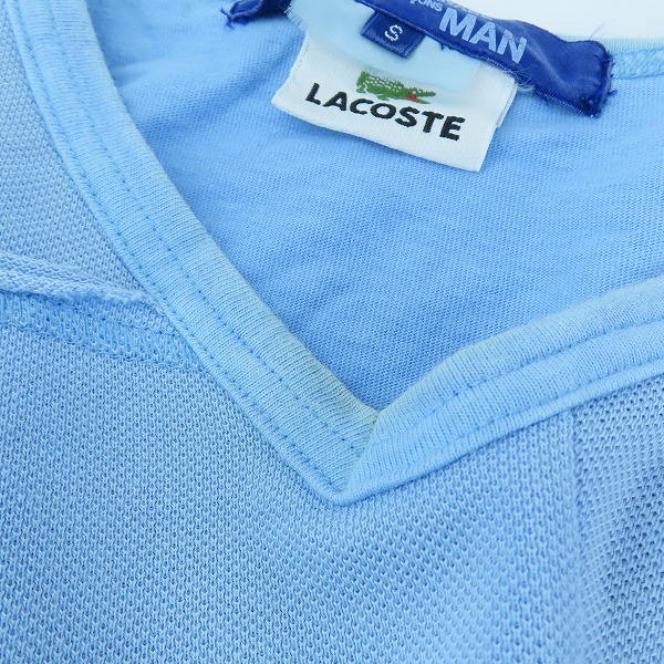 実際に弊社で買取させて頂いたJUNYA WATANABE MAN×LACOSTE/ジュンヤワタナベマン×ラコステ 半袖 Tシャツ AD2006 WR-T018/Sの画像 5枚目