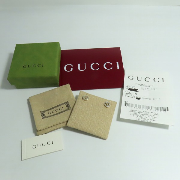 実際に弊社で買取させて頂いたGUCCI/グッチ ロッキングピアス シルバー925の画像 9枚目