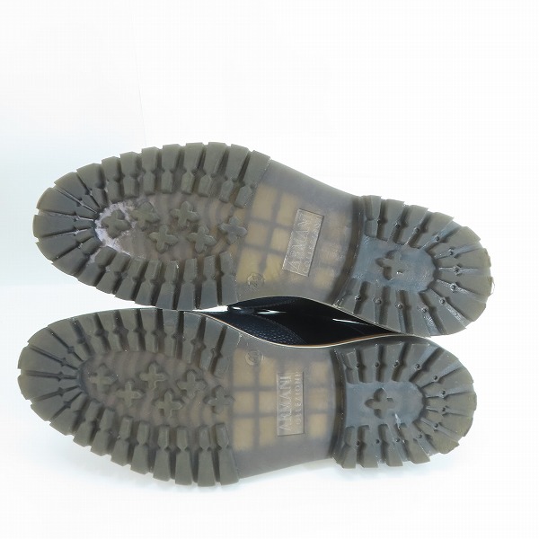 実際に弊社で買取させて頂いたARMANICOLLEZIONI/アルマーニコレッツォーニ レザーシューズ 41の画像 2枚目