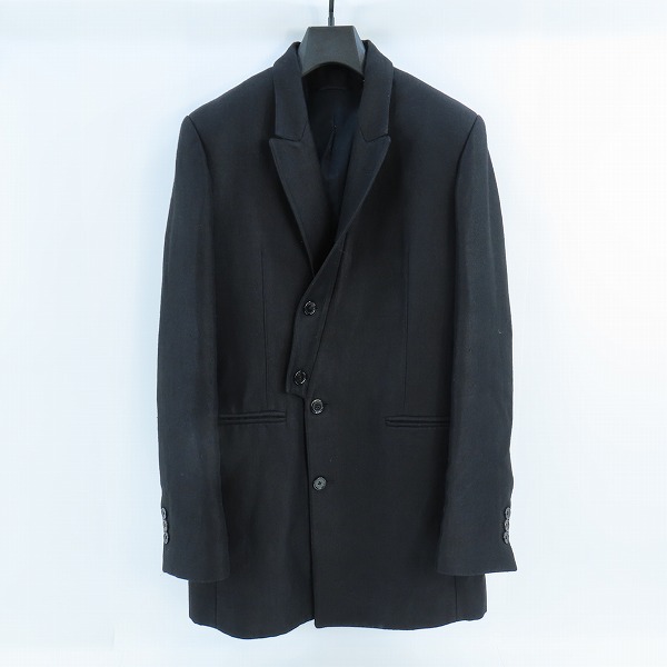 実際に弊社で買取させて頂いたANN DEMEULEMEESTER/アンドゥムルメステール  ウール/麻 コート 21-01-422018 /M